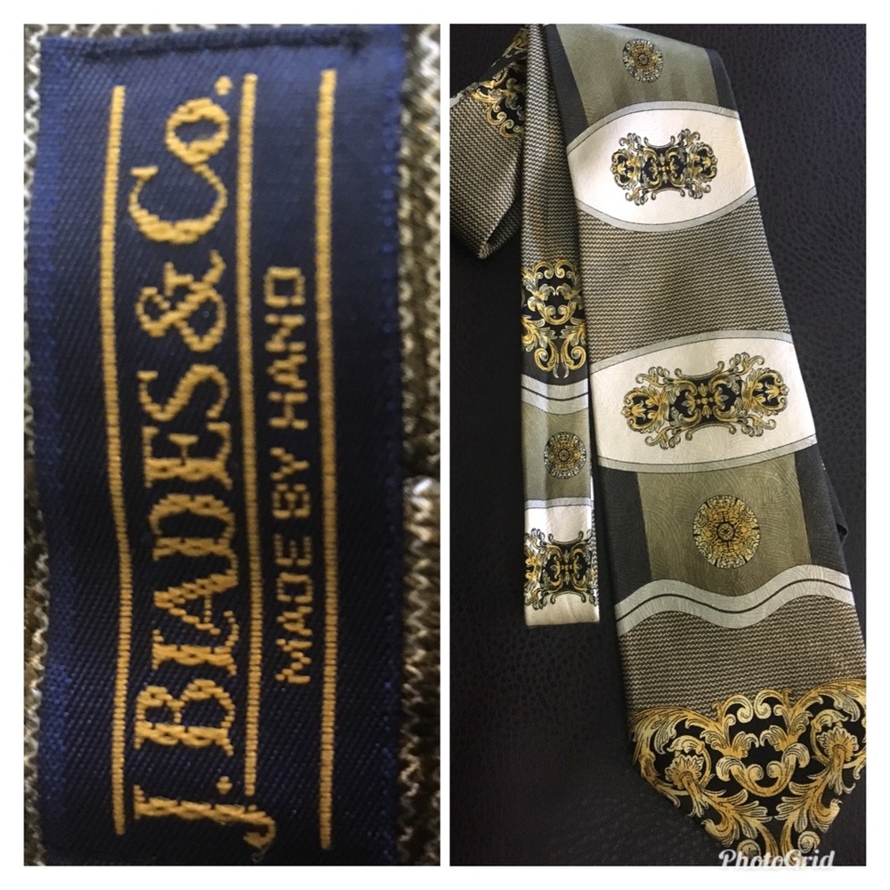 J. Blades & Co. Silk Men’s Necktie Handmade